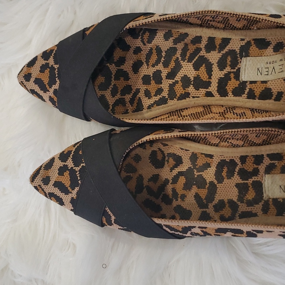 Steve Madden leopard Mob Wife  flats shoe size 8.5 - Picture 10 of 14